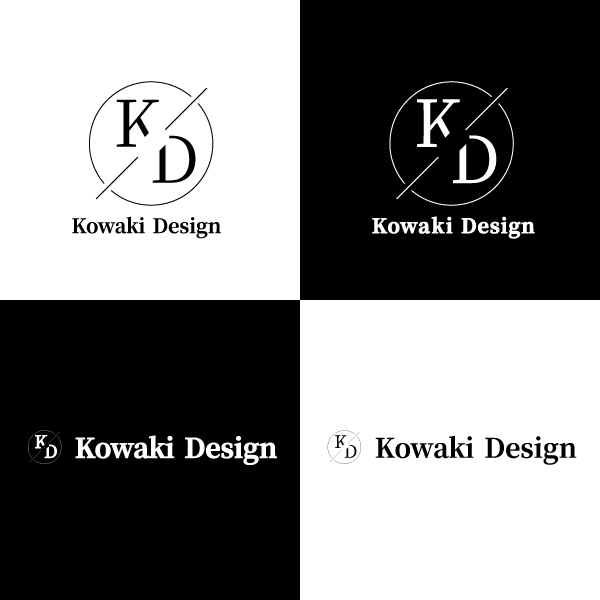 Kowaki-Designロゴ(4面）